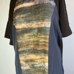 Zara Special Addition Watercolor T Shirt Size Large